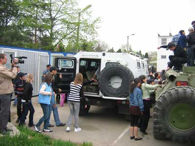 Лицей 1: 7 класс в гостях в ОМОН