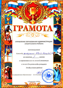 Лицей 1: спартакиада в рамках Всероссийского дня бега «Кросс нации 2013»