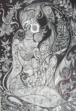 Лицей 1: работа художника А. Тишиной