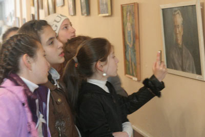 Лицей 1: на выставке художника А. Тишиной