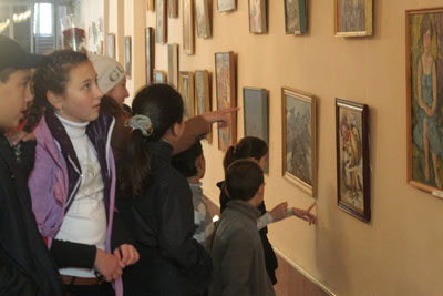 Лицей 1: на выставке художника А. Тишиной