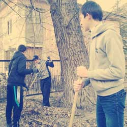 «Лицей №1» – участие в районном субботнике