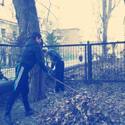 «Лицей №1» – участие в районном субботнике
