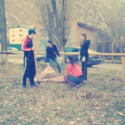 «Лицей №1» – участие в районном субботнике