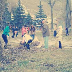 «Лицей №1» – участие в районном субботнике