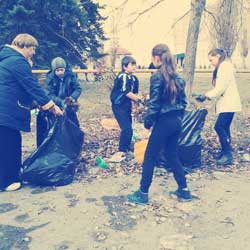 «Лицей №1» – участие в районном субботнике