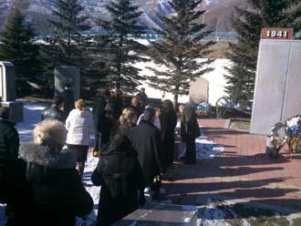 митинг и возложение цветов к Мемориалу погибшим