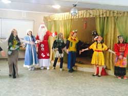 Участники ДТОТК «Театрал» Лицея №1. Новый год