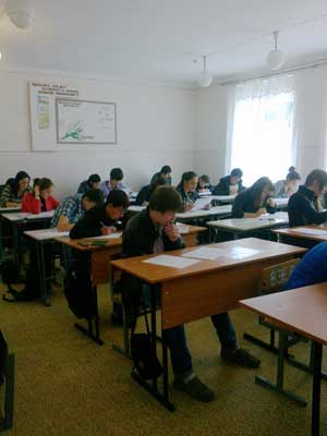 Лицей 1: в лицее закончилась зачетная неделя.