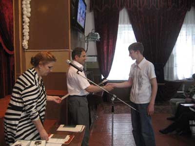 Лицей 1: вручение аттестатов выпускникам 9-х классов. 